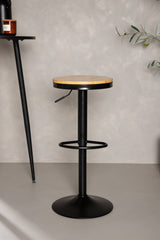 Conway Barhocker - schwarz/Stahl - Barhocker - ALVAHOME