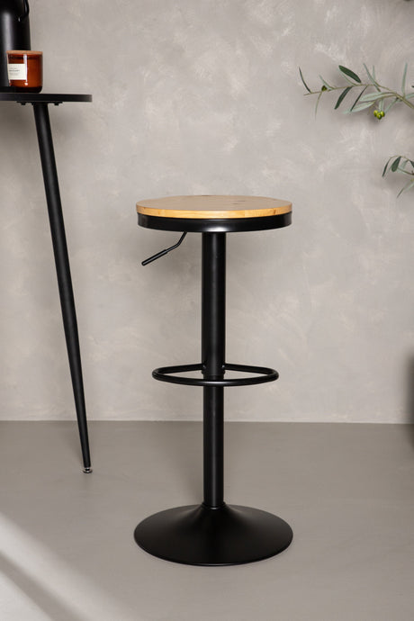 Conway Barhocker - schwarz/Stahl - Barhocker - ALVAHOME