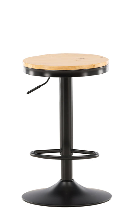 Conway Barhocker - schwarz/Stahl - Barhocker - ALVAHOME
