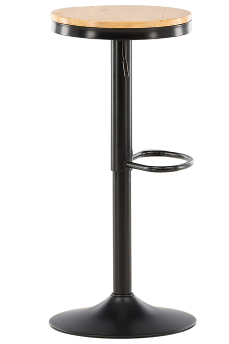 Conway Barhocker - schwarz/Stahl - Barhocker - ALVAHOME