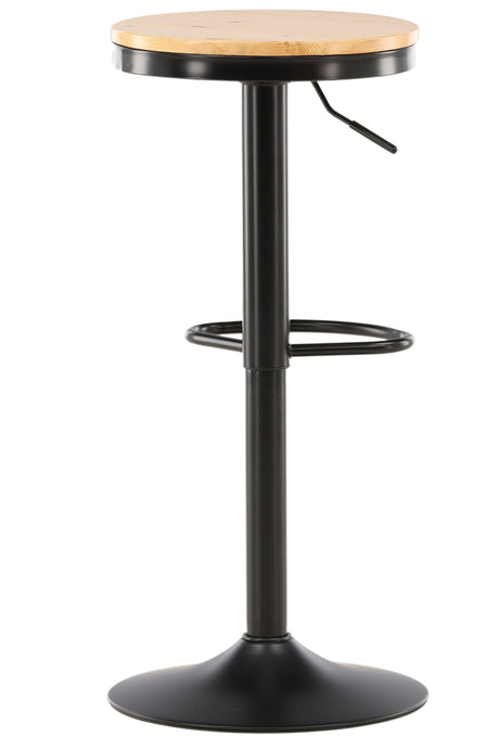 Conway Barhocker - schwarz/Stahl - Barhocker - ALVAHOME