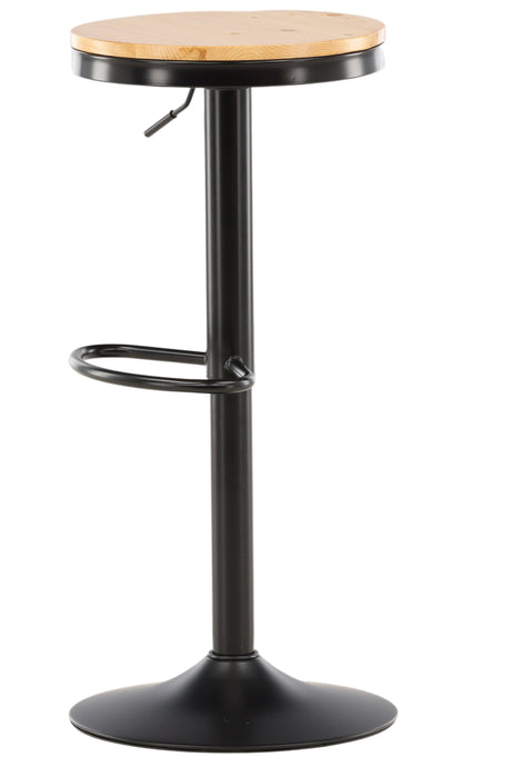 Conway Barhocker - schwarz/Stahl - Barhocker - ALVAHOME