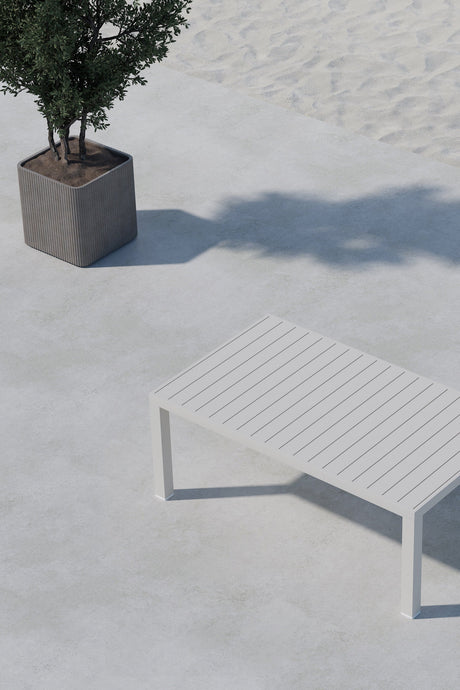 Copacabana Outdoor - Couchtisch - beige/Sprühstein - Outdoor - Couchtische - ALVAHOME