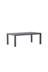 Copacabana Outdoor - Couchtisch - schwarz/Aluminum - Outdoor - Couchtische - ALVAHOME