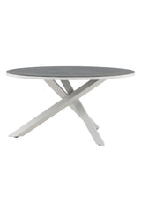 Copacabana Outdoor - Esstisch rund - grau/Sprühstein - Outdoor - Esstische (rund) - ALVAHOME