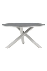 Copacabana Outdoor - Esstisch rund - grau/Sprühstein - Outdoor - Esstische (rund) - ALVAHOME