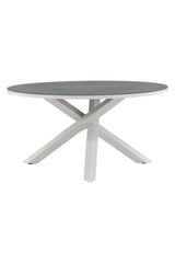 Copacabana Outdoor - Esstisch rund - grau/Sprühstein - Outdoor - Esstische (rund) - ALVAHOME