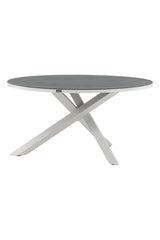 Copacabana Outdoor - Esstisch rund - grau/Sprühstein - Outdoor - Esstische (rund) - ALVAHOME