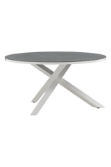 Copacabana Outdoor - Esstisch rund - grau/Sprühstein - Outdoor - Esstische (rund) - ALVAHOME