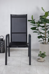 Copacabana Outdoor - Liegestuhl - schwarz/Textilien - Outdoor - Liegestühle - ALVAHOME