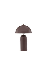 Corello Tischlampe - braun/Sprühstein - Tischlampen - ALVAHOME