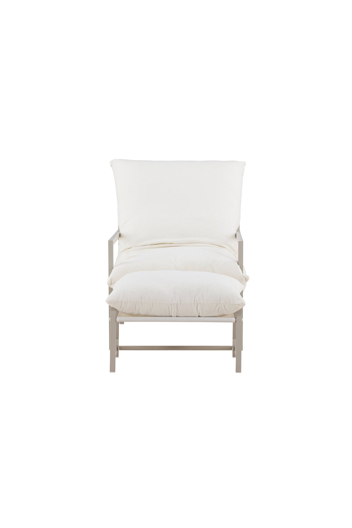 Corso Outdoor Lounge - Stuhl - beige/Stahl - Accent Chair - ALVAHOME