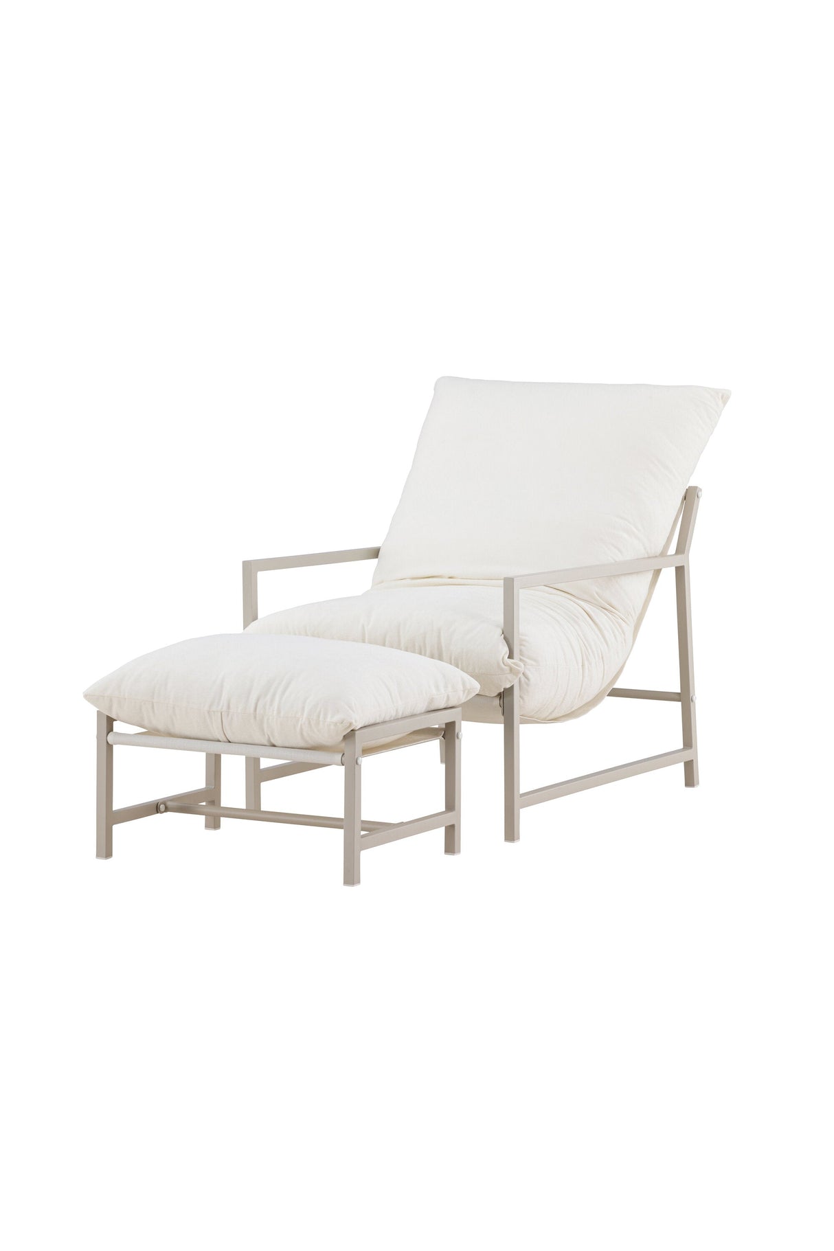Corso Outdoor Lounge - Stuhl - beige/Stahl - Accent Chair - ALVAHOME