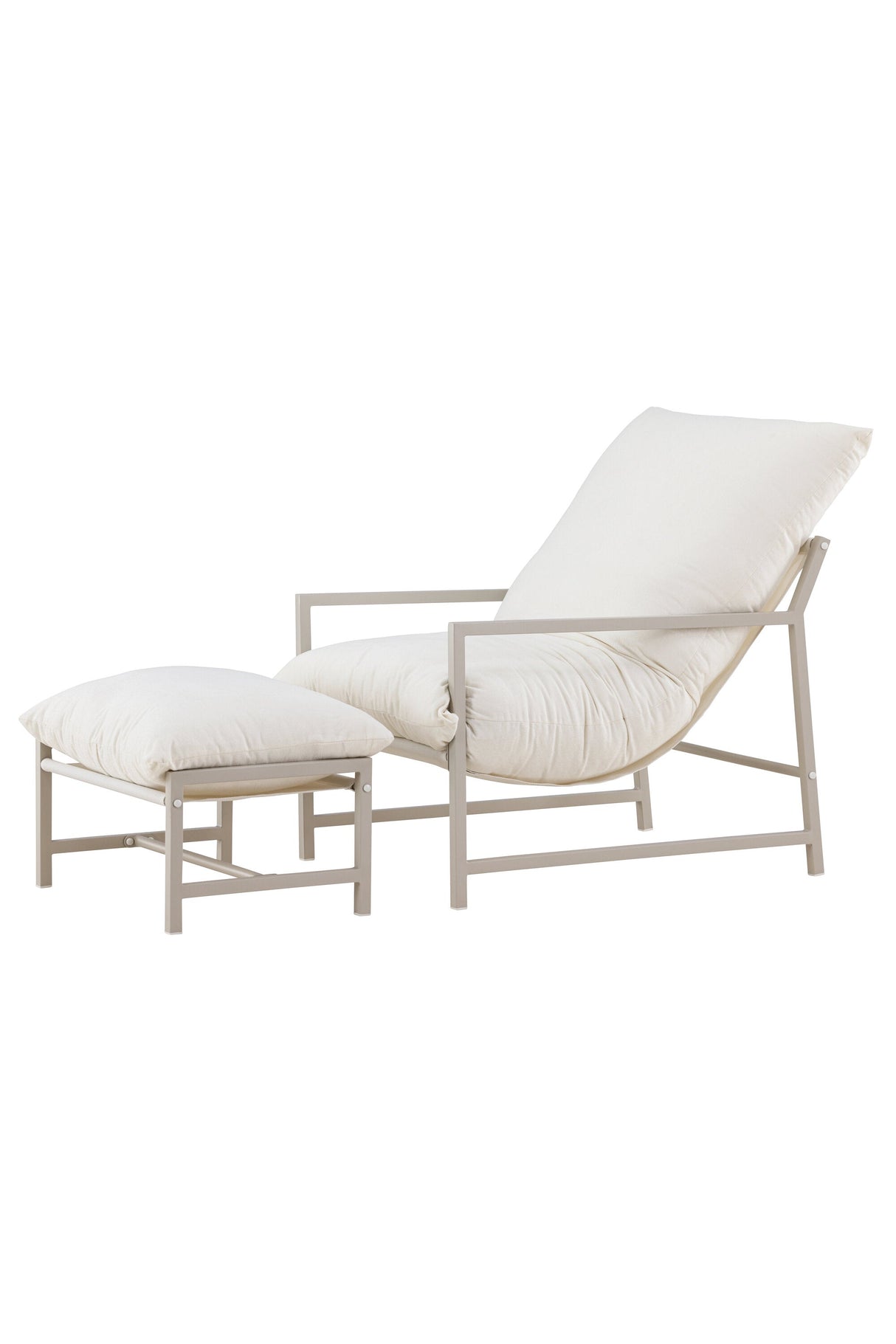 Corso Outdoor Lounge - Stuhl - beige/Stahl - Accent Chair - ALVAHOME