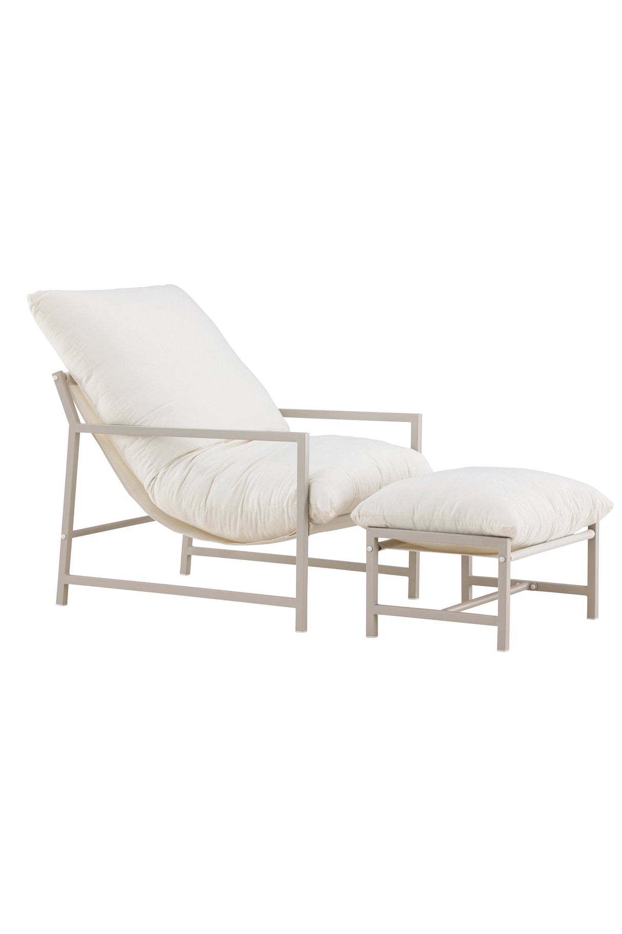 Corso Outdoor Lounge - Stuhl - beige/Stahl - Accent Chair - ALVAHOME