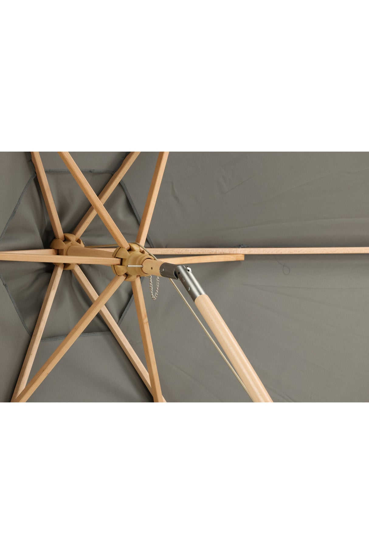 Corypho Sonnenschirm - grau/Polyester - Sonnenschirme - ALVAHOME