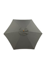 Corypho Sonnenschirm - grau/Polyester - Sonnenschirme - ALVAHOME