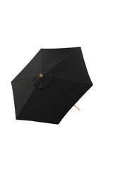 Corypho Sonnenschirm - schwarz/Polyester - Sonnenschirme - ALVAHOME