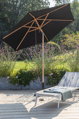 Corypho Sonnenschirm - schwarz/Polyester - Sonnenschirme - ALVAHOME
