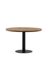 Croft Outdoor - Esstisch rund - schwarz/Aluminum - Outdoor - Esstische (rund) - ALVAHOME