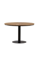Croft Outdoor - Esstisch rund - schwarz/Aluminum - Outdoor - Esstische (rund) - ALVAHOME