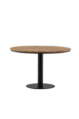 Croft Outdoor - Esstisch rund - schwarz/Aluminum - Outdoor - Esstische (rund) - ALVAHOME