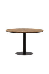 Croft Outdoor - Esstisch rund - schwarz/Aluminum - Outdoor - Esstische (rund) - ALVAHOME