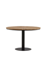 Croft Outdoor - Esstisch rund - schwarz/Aluminum - Outdoor - Esstische (rund) - ALVAHOME