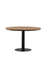Croft Outdoor - Esstisch rund - schwarz/Aluminum - Outdoor - Esstische (rund) - ALVAHOME