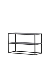 Curitiba Schuhschrank - schwarz/Stahl - Schuhschränke - ALVAHOME