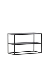 Curitiba Schuhschrank - schwarz/Stahl - Schuhschränke - ALVAHOME