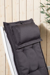 Cushion Outdoor - Sitzpolster - dunkelgrau/Polyester - Outdoor - Sitzpölster - ALVAHOME