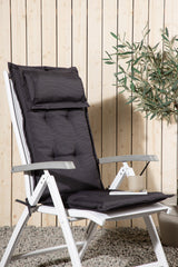Cushion Outdoor - Sitzpolster - dunkelgrau/Polyester - Outdoor - Sitzpölster - ALVAHOME