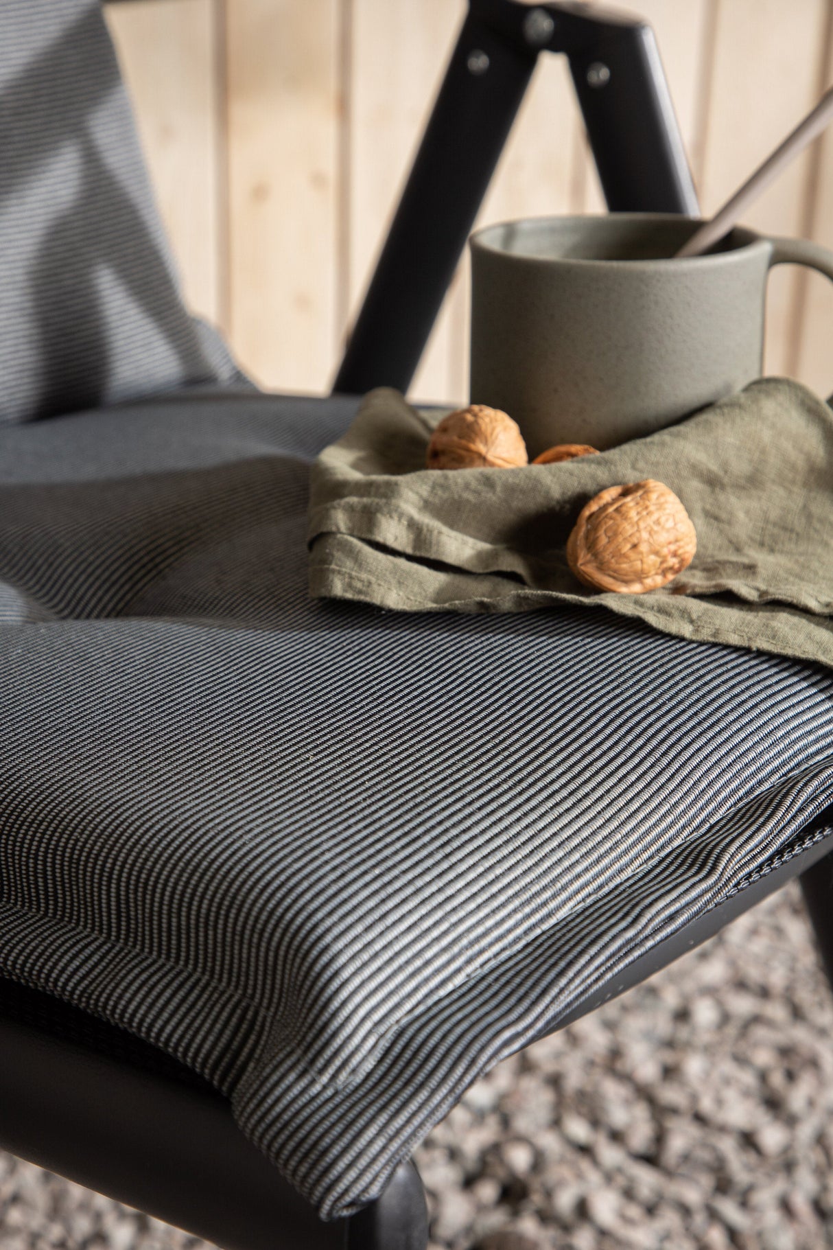 Cushion Outdoor - Sitzpolster - grau/Polyester - Outdoor - Sitzpölster - ALVAHOME