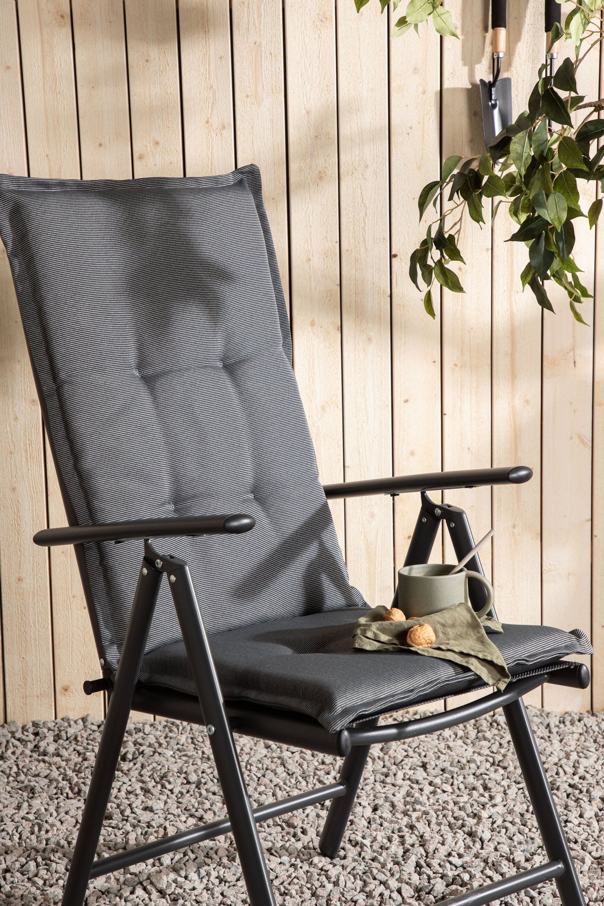 Cushion Outdoor - Sitzpolster - grau/Polyester - Outdoor - Sitzpölster - ALVAHOME