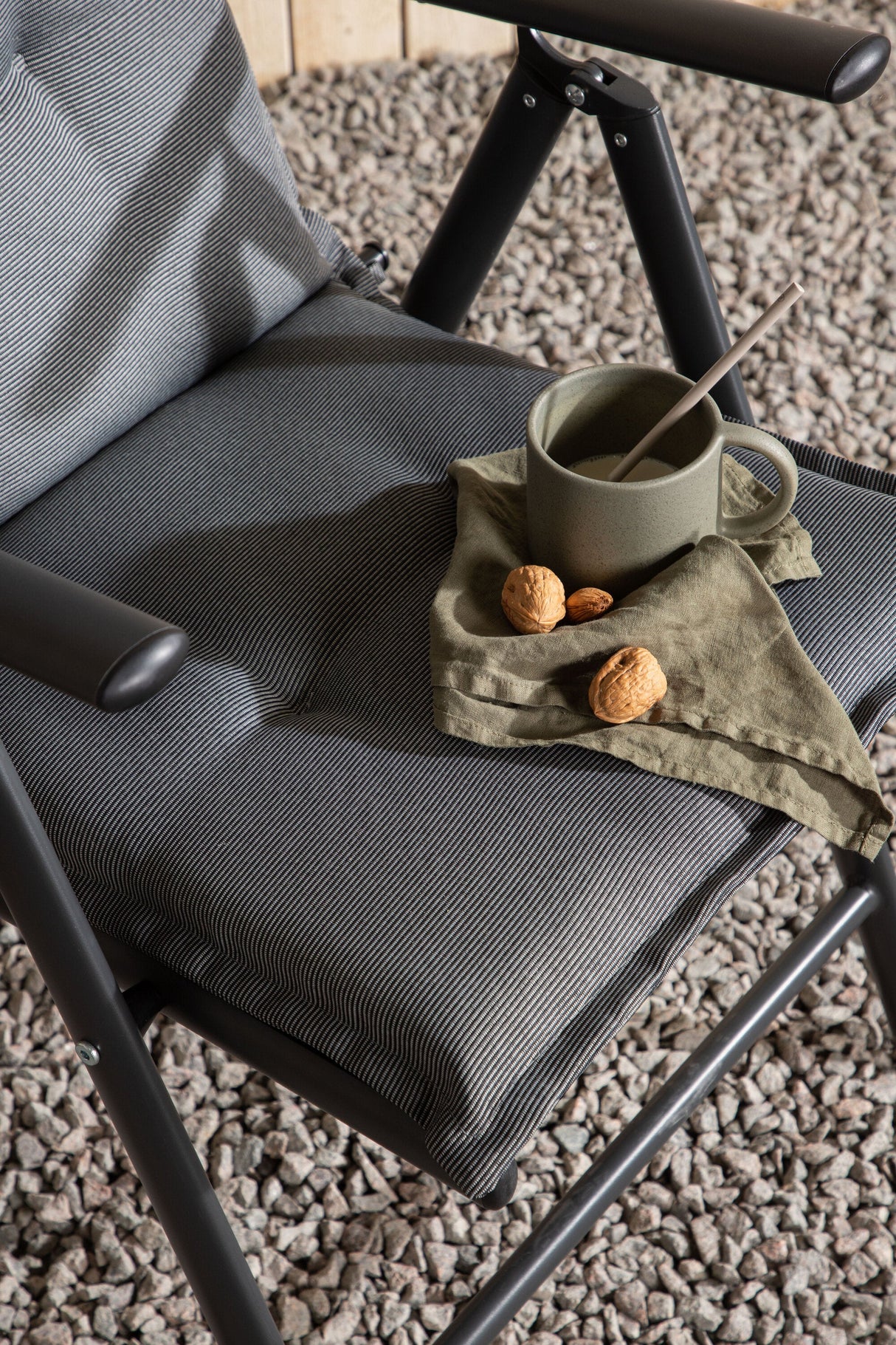Cushion Outdoor - Sitzpolster - grau/Polyester - Outdoor - Sitzpölster - ALVAHOME