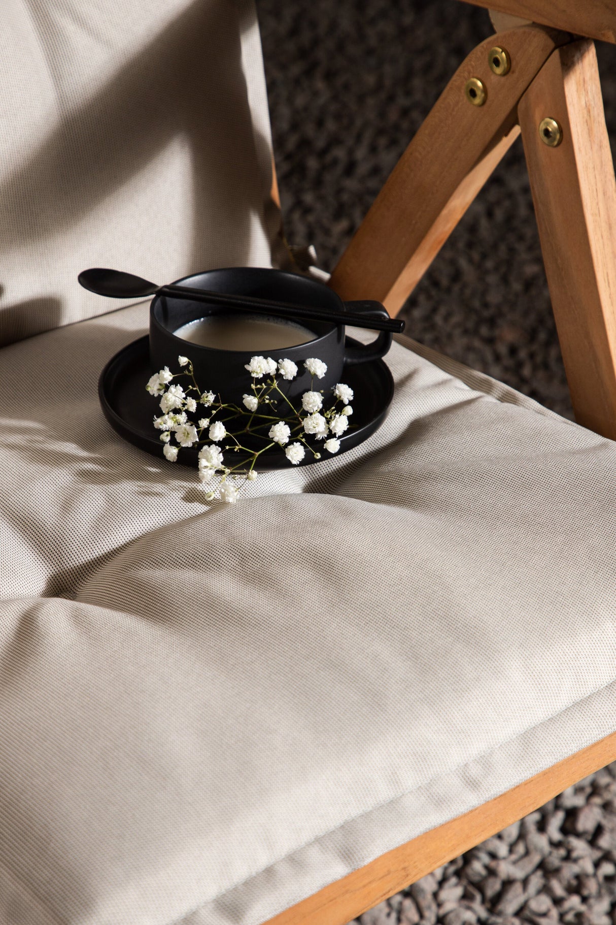 Cushion Outdoor - Sitzpolster - off - white/Polyester - Outdoor - Sitzpölster - ALVAHOME