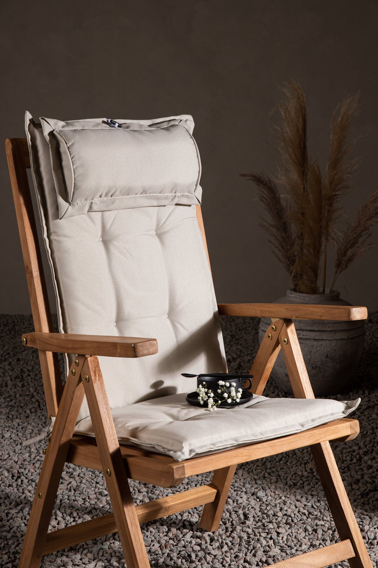 Cushion Outdoor - Sitzpolster - off - white/Polyester - Outdoor - Sitzpölster - ALVAHOME