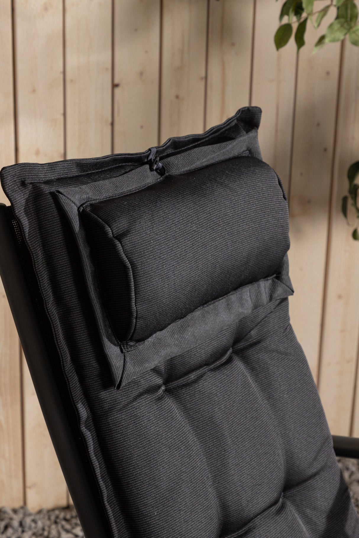 Cushion Outdoor - Sitzpolster - schwarz/Polyester - Outdoor - Sitzpölster - ALVAHOME