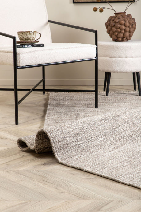 Cyrus Wohnzimmerteppich - beige/Wolle - Wohnzimmerteppiche - ALVAHOME