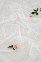 Daisy Vorhang - weiß/Polyester - Vorhänge - ALVAHOME