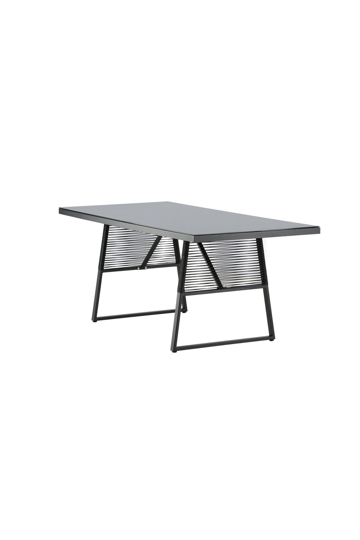 Dallas Outdoor - Esstisch rechteckig - schwarz/Stahl - Outdoor - Esstische (rechteckig) - ALVAHOME