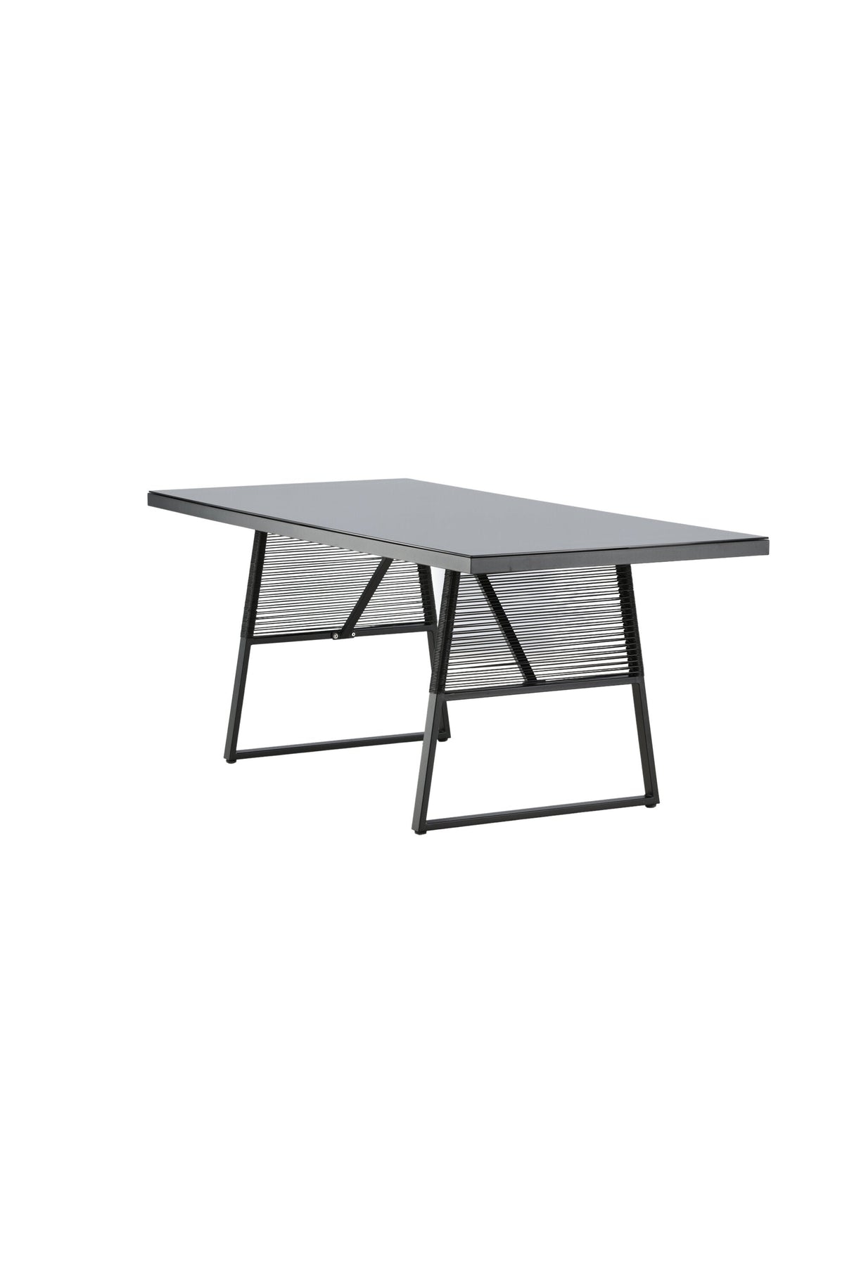 Dallas Outdoor - Esstisch rechteckig - schwarz/Stahl - Outdoor - Esstische (rechteckig) - ALVAHOME