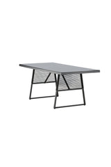 Dallas Outdoor - Esstisch rechteckig - schwarz/Stahl - Outdoor - Esstische (rechteckig) - ALVAHOME