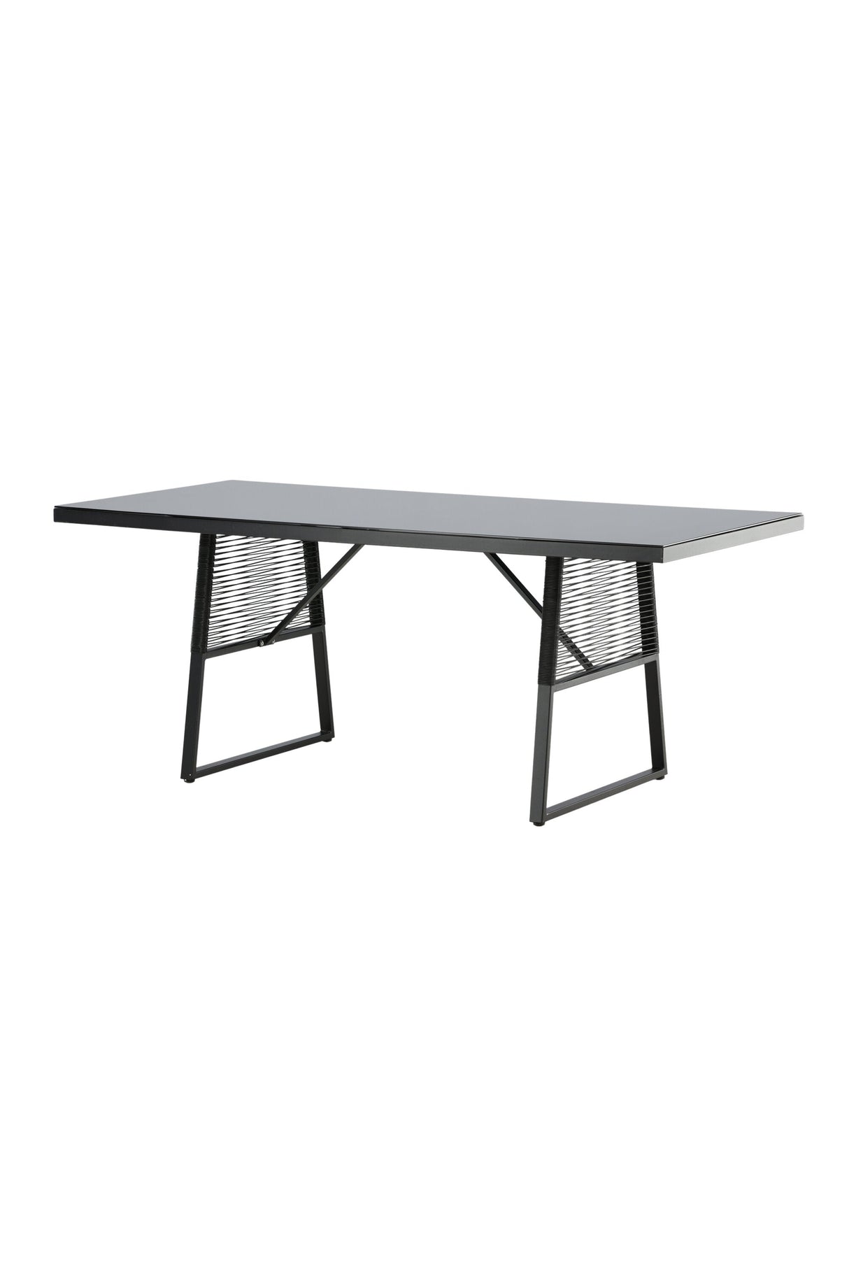 Dallas Outdoor - Esstisch rechteckig - schwarz/Stahl - Outdoor - Esstische (rechteckig) - ALVAHOME