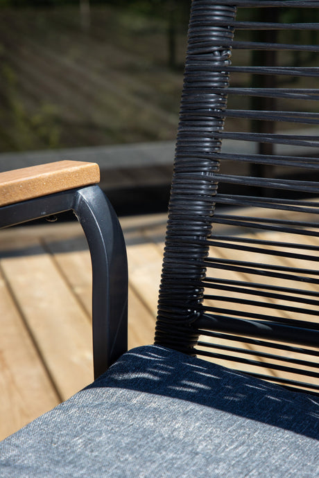 Dallas Outdoor - Esstisch rechteckig - schwarz/Stahl - Outdoor - Esstische (rechteckig) - ALVAHOME