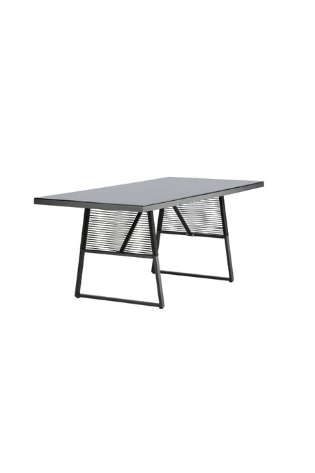 Dallas Outdoor - Esstisch rechteckig - schwarz/Stahl - Outdoor - Esstische (rechteckig) - ALVAHOME