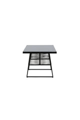 Dallas Outdoor - Esstisch rechteckig - schwarz/Stahl - Outdoor - Esstische (rechteckig) - ALVAHOME