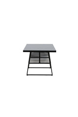 Dallas Outdoor - Esstisch rechteckig - schwarz/Stahl - Outdoor - Esstische (rechteckig) - ALVAHOME