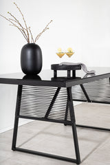 Dallas Outdoor - Esstisch rechteckig - schwarz/Stahl - Outdoor - Esstische (rechteckig) - ALVAHOME